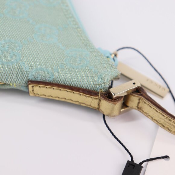 Sold💜Gucci Monogram Pochette Blue Handbag - Picture 9 of 16